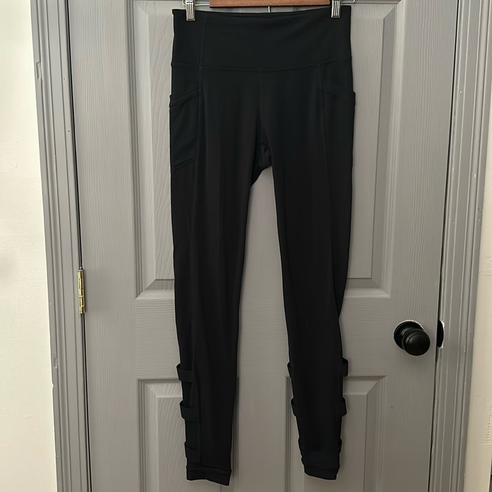 Athleta Criss Cross Leggings Chaturanga